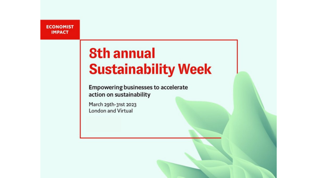 The Economist 8th Annual Sustainability week image
